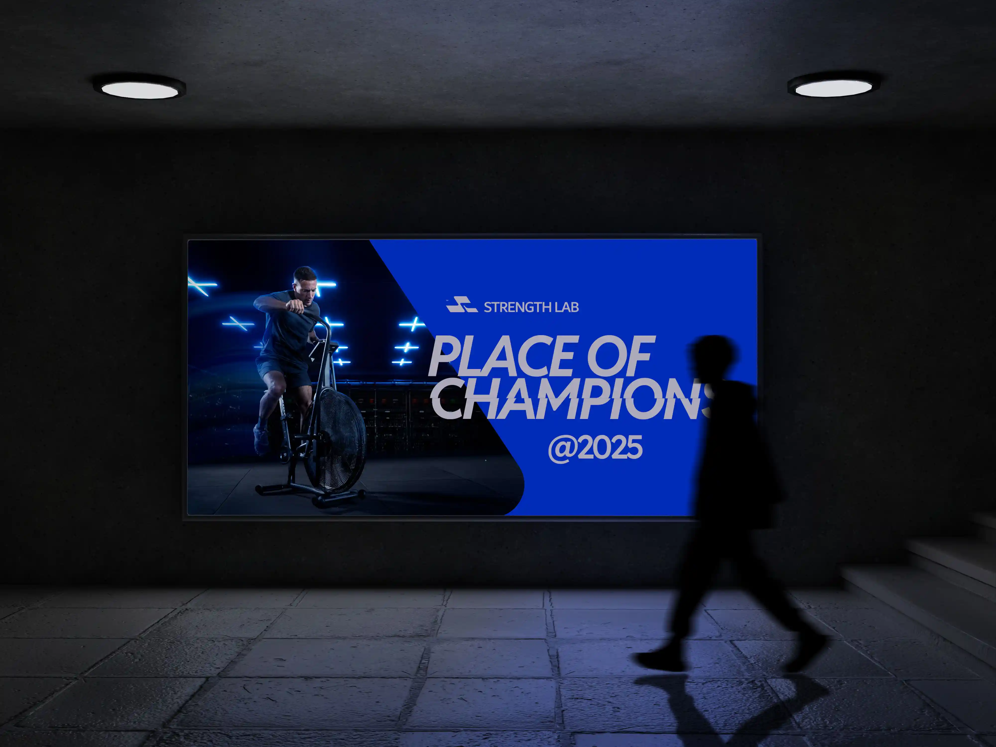 Strength Lab subway billboard